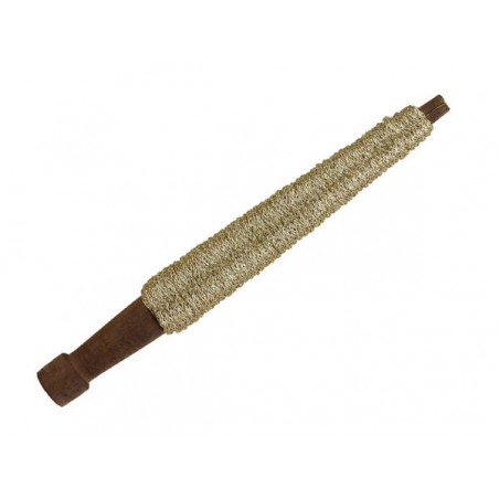 SPOLETTA LEGNO CORDINO METAL ORO 5mt