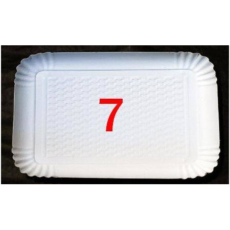 VASSOIO CARTONE BIANCO N°7 33x26 2 PEZZI