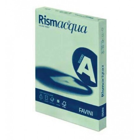 CARTA A4 90gr RISMA COLOR 100fg VERDE CHIARO 09