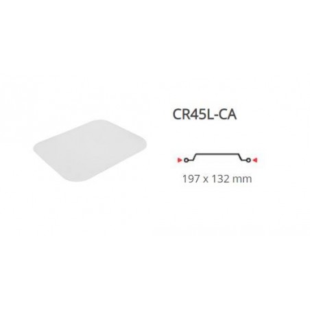 COPERCHI TEGLIA ALLUMINIO RETTANGOLARE 100pz CR45L
