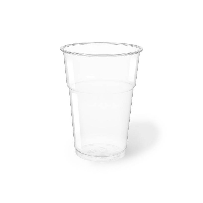 BICCHIERI PLA TRASPARENTI 400ml (TACCA 0,35) NATURIA COMPOSTABILE 50pz