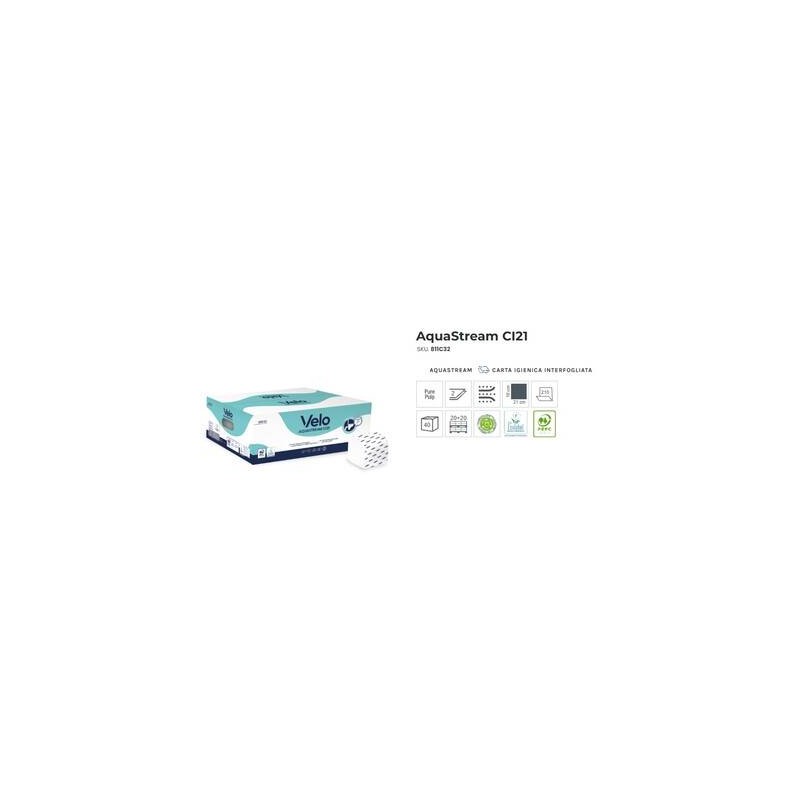 IGIENICA INTERFOGLIATA AQUASTREAM CI21 8400fg (40x210) VELO