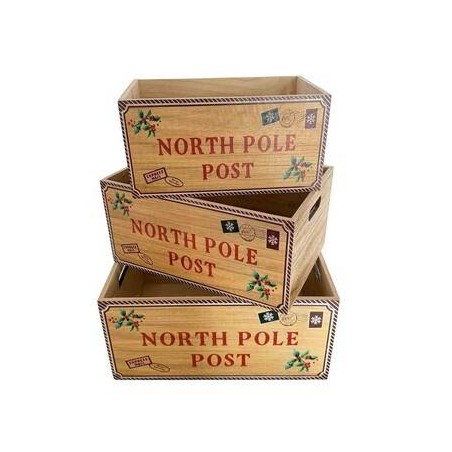CASSETTA ABETE NORTH POLE 2/3 cm 33x22x16 h