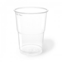 BICCHIERI PLA TRASPARENTI 300ml (TACCA 0,25) NATURIA COMPOSTABILE 50pz