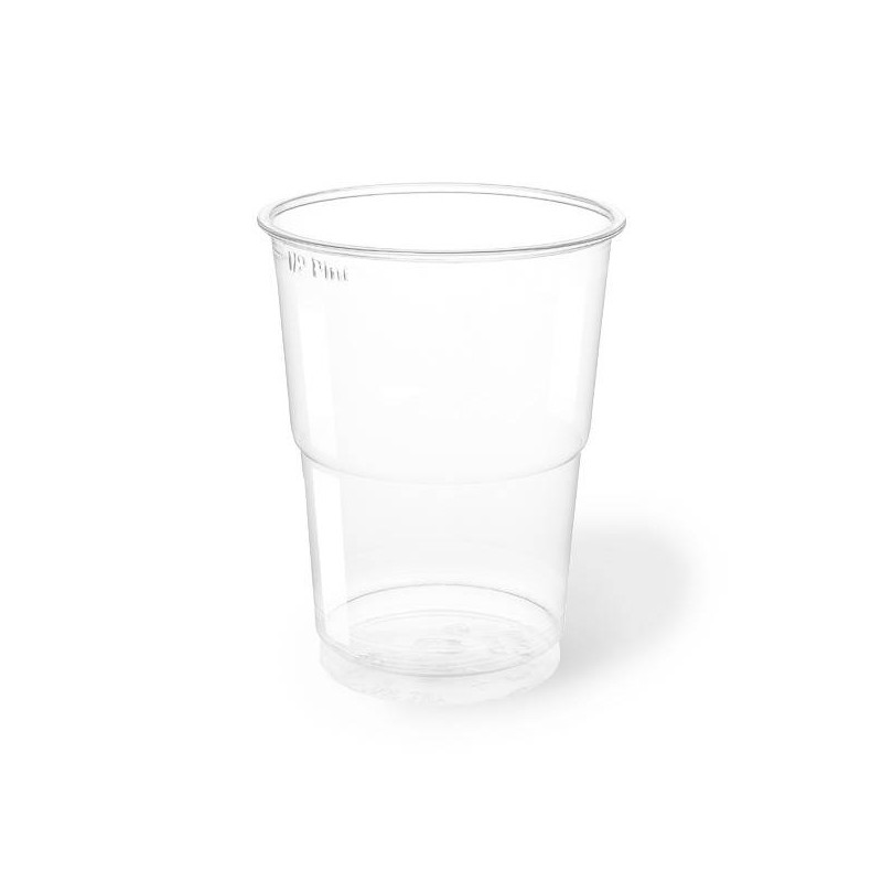 BICCHIERI PLA TRASPARENTI 300ml (TACCA 0,25) NATURIA COMPOSTABILE 50pz