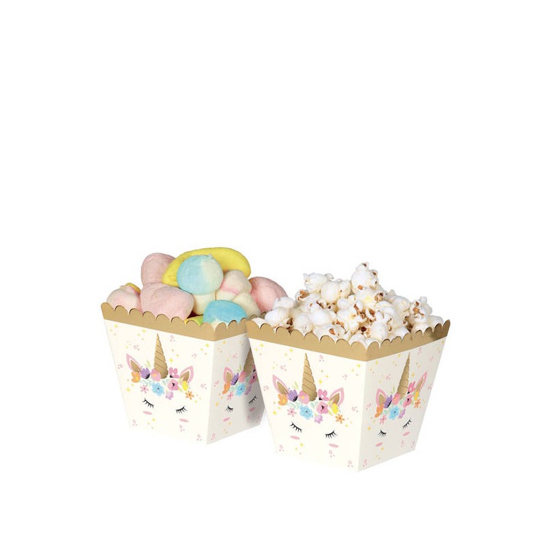 SWEETY BOX 6,5x8x6,5cm UNICORNO 6pz