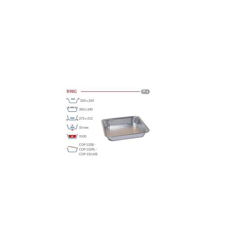 TEGLIA ALLUMINIO 8prz R98G-134 50PZ CUKI