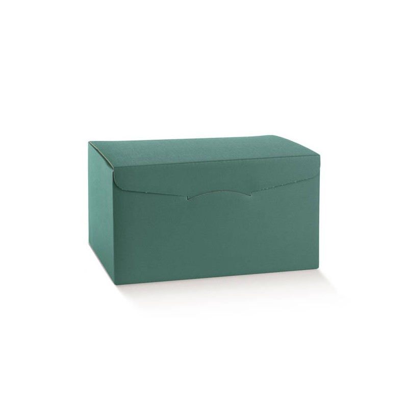SCATOLA SEGRETO 4 BOTTIGLIE 32,5x17,5x18cm FIBRE VERDE