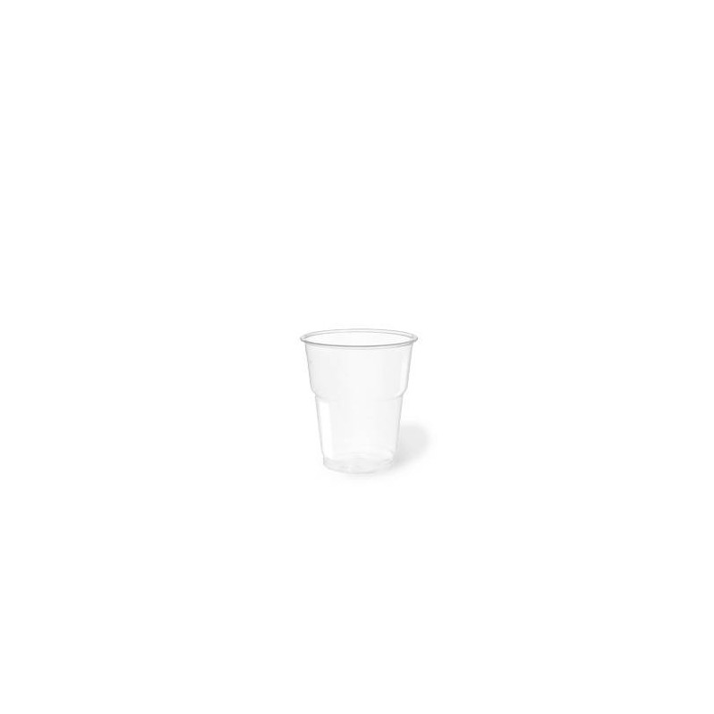 BICCHIERI PLA TRASPARENTI 250ml (TACCA 0,2) NATURIA COMPOSTABILE 50pz
