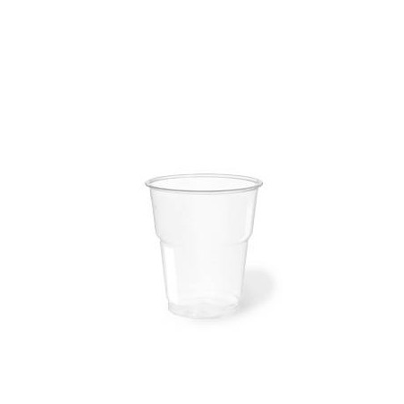 BICCHIERI PLA TRASPARENTI 250ml (TACCA 0,2) NATURIA COMPOSTABILE 50pz