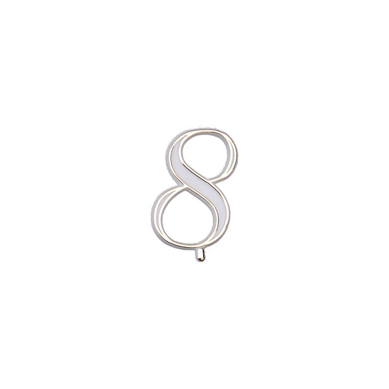 NUMERO 8 PLASTICA BASE OVALE