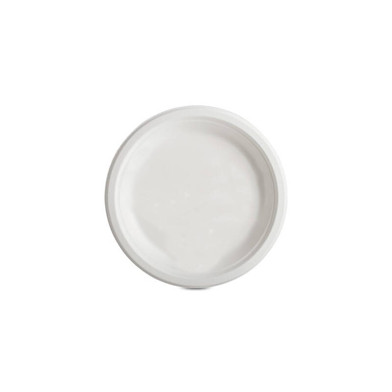 PIATTO DESSERT POLPA ø18 50pz BIODEGRADABILE OASIS