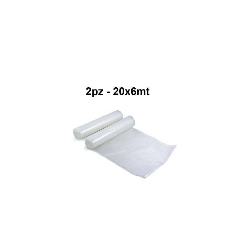BUSTE SOTTOVUOTO GOFFRATE V9 rotolo 20x6mt 2pezzi