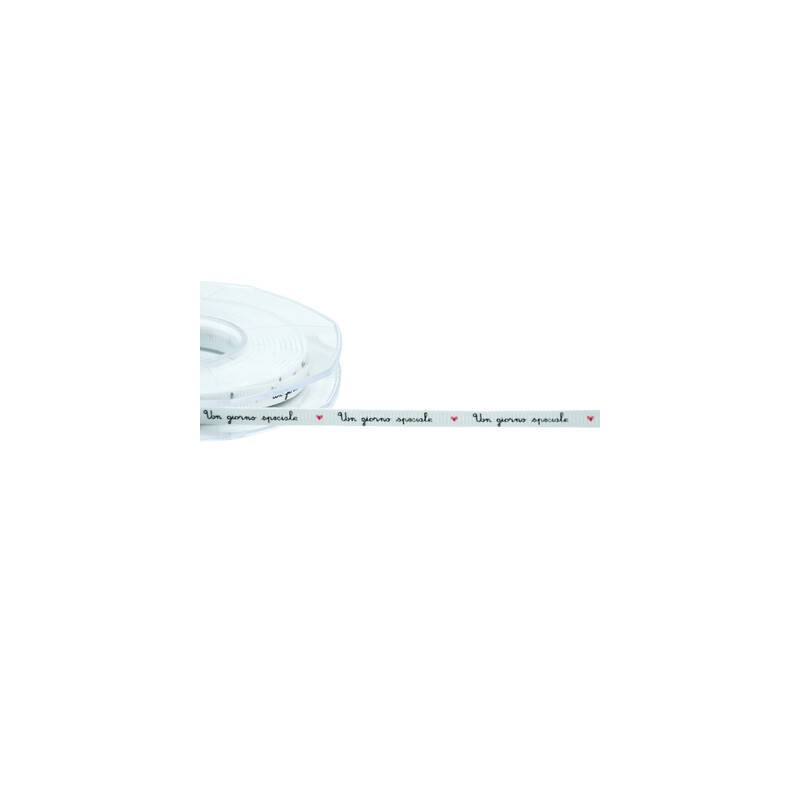 NASTRO GROS-GRAIN mm6x15mt STAMPA UN GIORNO SPECIALE