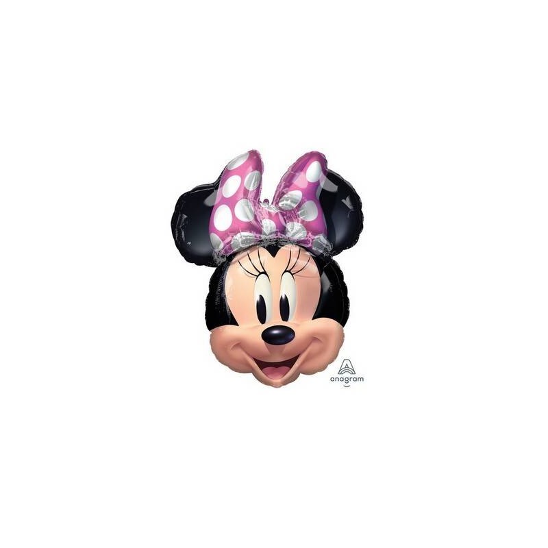 PALLONE MYLAR S/SHAPE MINNIE FOREVER 63x55cm