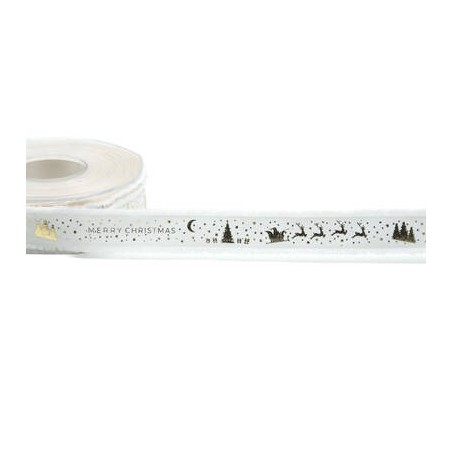 NASTRO SFRANGIATO STAMPA ORO A CALDO mm23x10mt