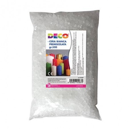 CERA PRONTA PER CANDELE BIANCA 500gr CWR