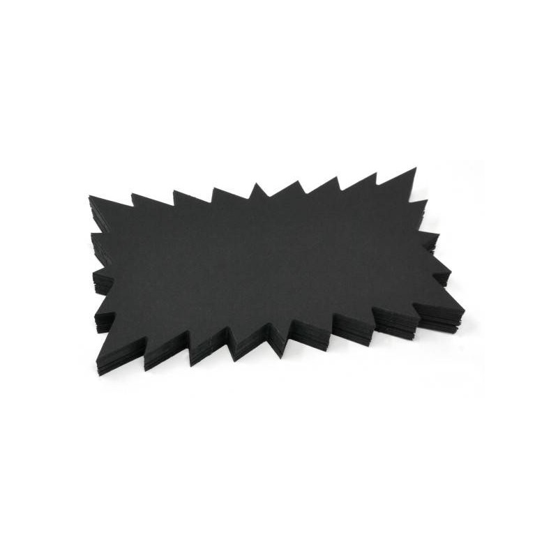 NUVOLETTA FLASH CARTONCINO NERO 17x9cm 50pz