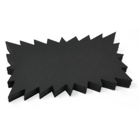 NUVOLETTA FLASH CARTONCINO NERO 17x9cm 50pz