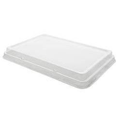 COPERCHIO RETTANGOLARE R-PET 23x15cm PER VASCHETTA POLPA 900/1200ml 40pz BYò