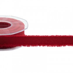 NASTRO SFRANGIATO mm23x15mt COL.31 ROSSO