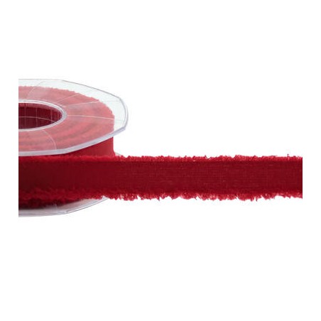 NASTRO SFRANGIATO mm23x15mt COL.31 ROSSO