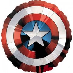 PALLONE MYLAR SCUDO CAPITAN AMERICA 71cm