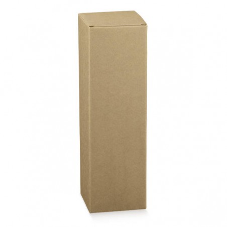 SCATOLA PORTA 1 BOTTIGLIA CHAMPAGNE 10x10x34cm AVANA