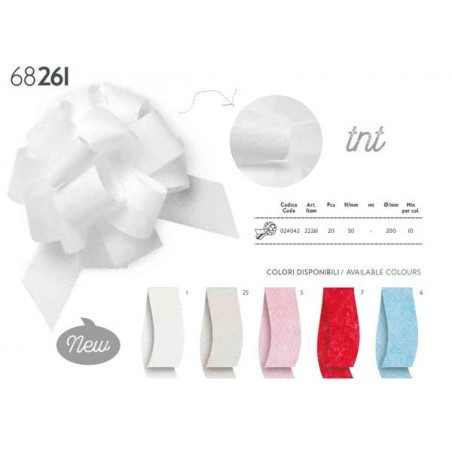 FIOCCHI STRIP TNT mm50 20pz 68261 01-BIANCO