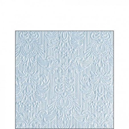 TOVAGLIOLI 25x25 ELEGANCE CELESTE PERLA 15pz