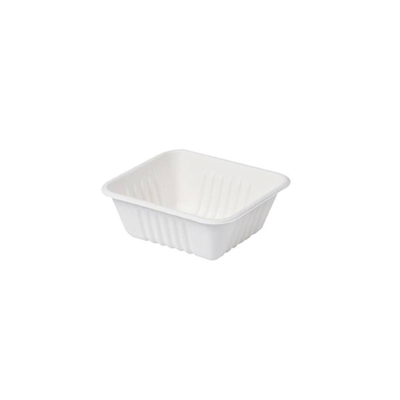 VASCHETTA PATATINE 750ml POLPA 17,5x12x6cm byò BIO COMPOSTABILI 50pz