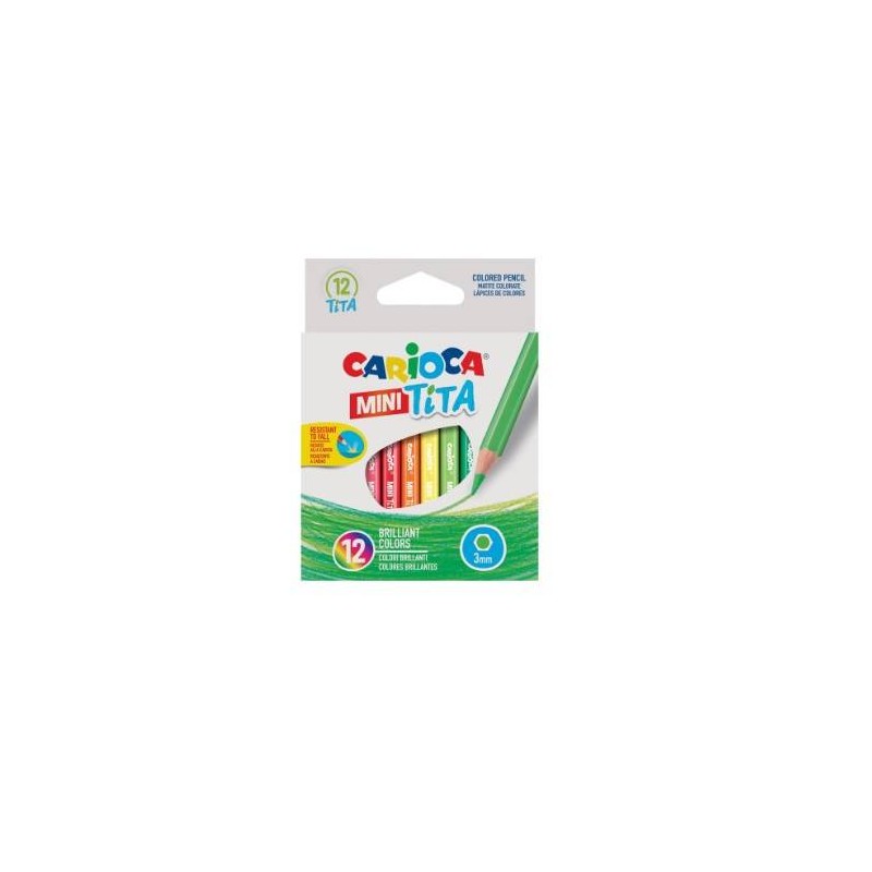 PASTELLI CARIOCA MINI TITA 8,5cm 12pz