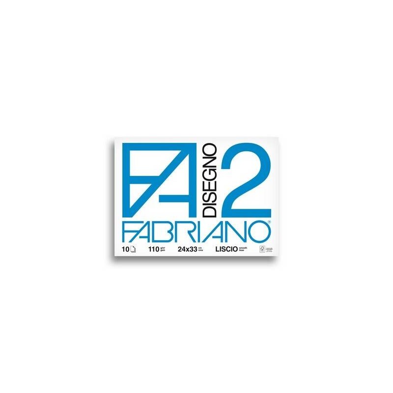 ALBUM FABRIANO F2 24x33cm 10fg 110gr LISCIO
