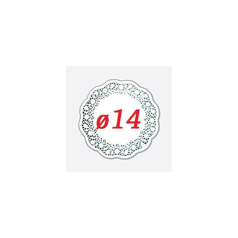 PIZZO PORCELLANATO TONDO ø14 10pz