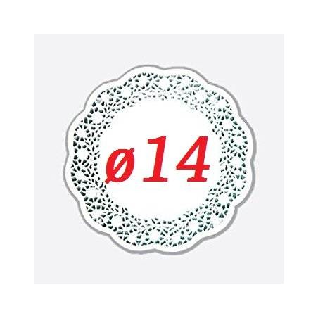 PIZZO PORCELLANATO TONDO ø14 10pz