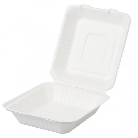 BOX POLPA 1100ml 22x20x8cm BIO COMPOSTABILE BYò 25pz