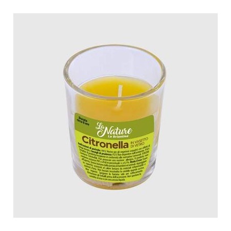 VASETTO IN VETRO ALLA CITRONELLA ø5,5x6cm