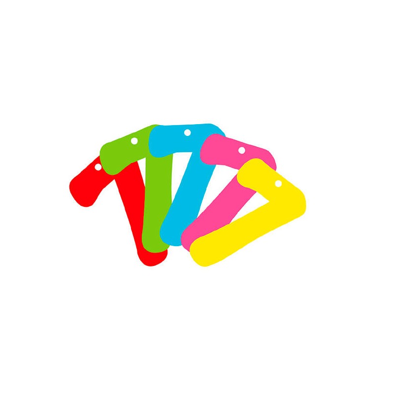 NUMERI 7 IN CARTA 12cm C/FILO 10pz