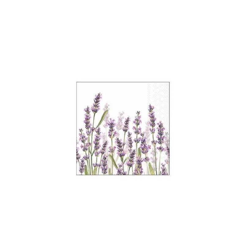 TOVAGLIOLI 25x25 LAVANDA SHADES BIANCO 20pz