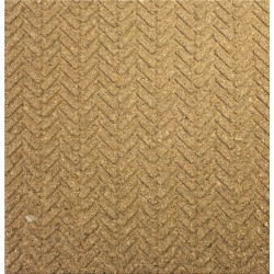 PANNELLO IN SUGHERO DISEGNO LISCA DI PESCE 25x12,5x1cm