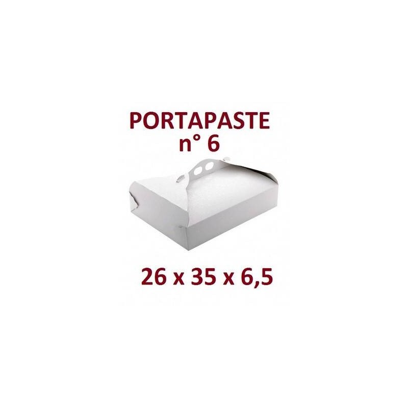 SCATOLA P.PASTE POLIT. N°6 26x35x6,5cm BIANCO RAMAGE