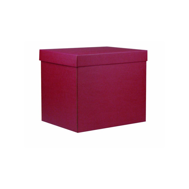 SCATOLA F/COPERCHIO LINEA 1200 38,5x30x33cm ROSSO PORTATA 10kg