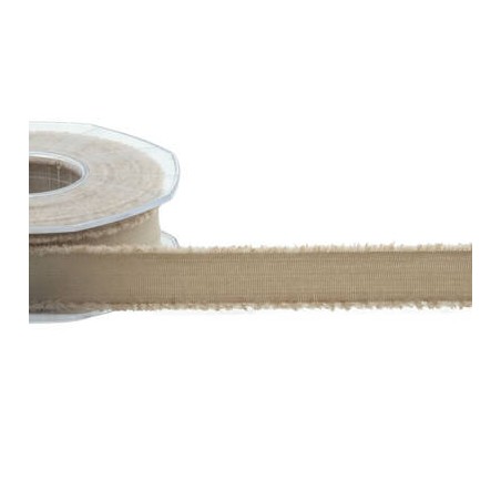 NASTRO SFRANGIATO mm23x15mt COL.2 BEIGE