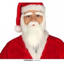 BARBA-BAFFI-SOPRACCIGLIA BIANCHE BABBO NATALE