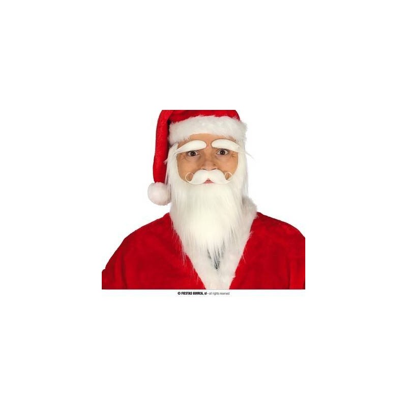 BARBA-BAFFI-SOPRACCIGLIA BIANCHE BABBO NATALE