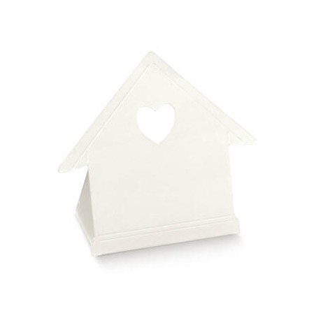 SCATOLA CASETTA SEGNAPOSTO C/CUORE 6x3,5x9 BIANCO 10pz