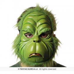 MASCHERA GRINCH PVC VERDE