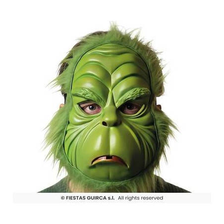 MASCHERA GRINCH PVC VERDE