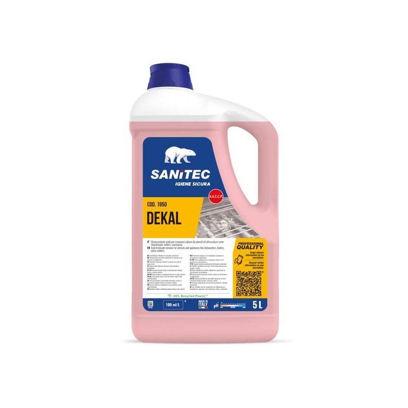 DEKAL DISINCROSTANTE ANTICALCARE ACIDO  5lt SANITEC
