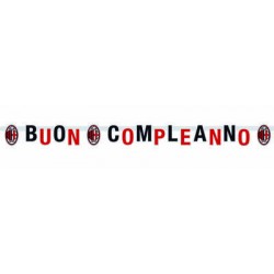 FESTONE BUON COMPLEANNO XL MILAN 215x15cm